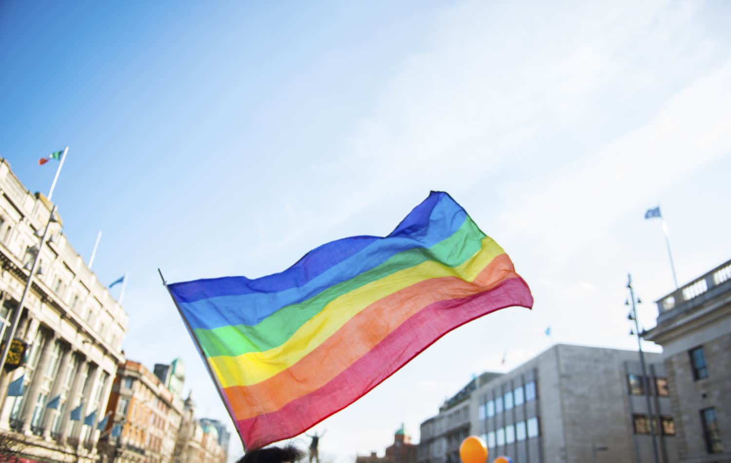LGBTQ flag for equality inclusion